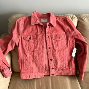 Brand new Old Navy corduroy peach/salmon jacket